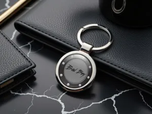 Porte-clés Personnalisés Brillants Métal Élégant